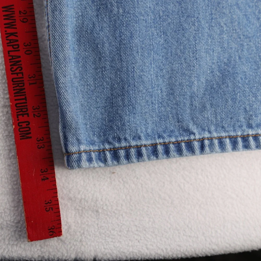 Levis 505 Regular Fit Mens Jeans 42x34 Medium Wash Blue‎ Straight Leg Denim Y2K